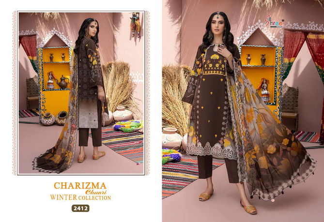 Shree Charizma Chunri Fancy Festive Wear Winter Pakistani Salwar Kameez Collection 